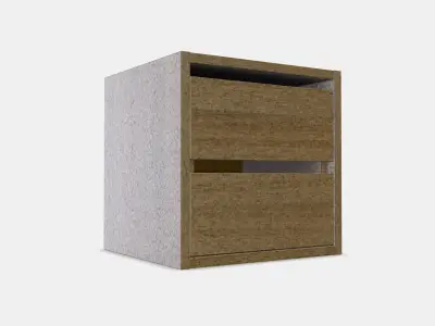 VADHOLMA Drawer unit Low-poly 3D model