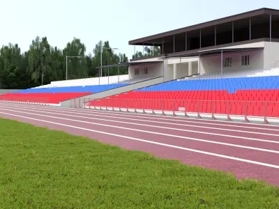 Provincial stadium 3D model