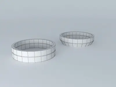 bowls bowls wooden Free 3D model