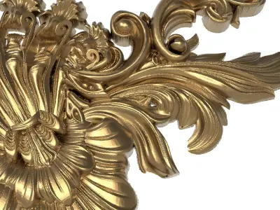 decorative pattern ready for 3D printing 3D model