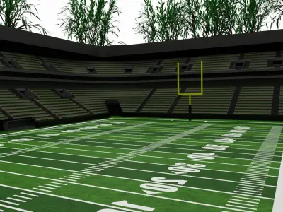 American football stadium 3D model buy