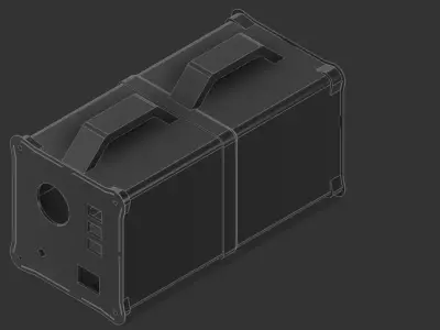 Battery Power Box 3D print model