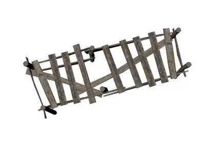 Old dock 3D model purchase