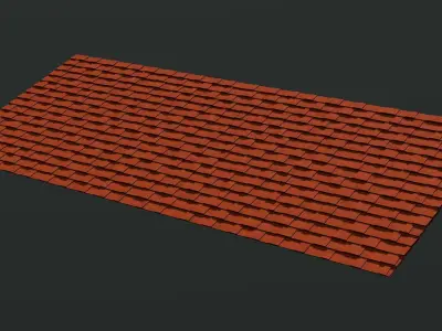 Roof tiles 2404 3D model
