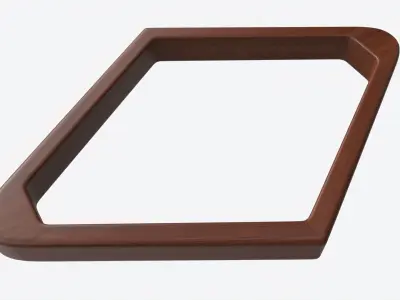 Billiard Pool Wood 8 Ball Rack 3D model