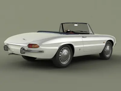 Alfa Romeo Duetto Spider 3D model