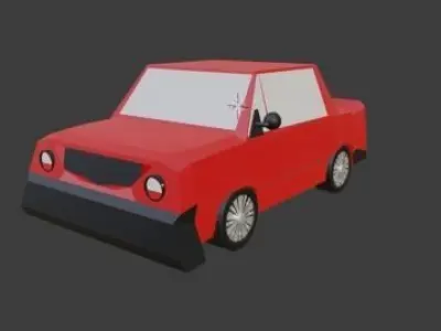 LOW-POLY CAR Low-poly 3D model buy