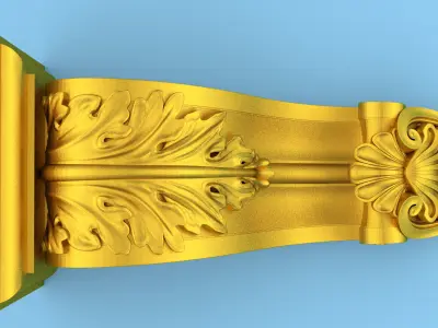 Modern Corbel 3D model