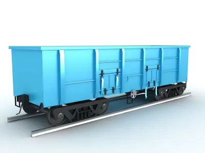 Rail Wagon 3D model