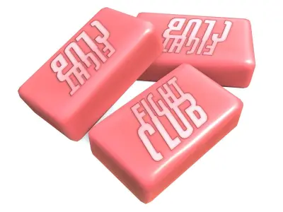 Fight Club Soap - game-ready Free low-poly 3D model