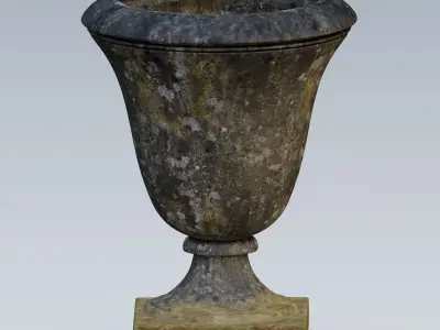 Garden urn planter29 3D model