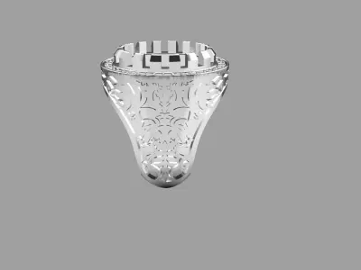 piece ring 3D print model