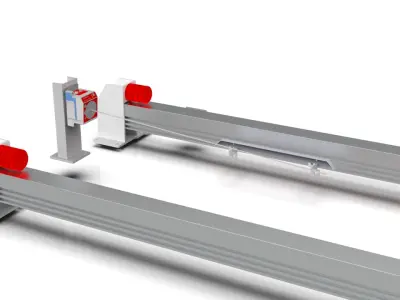 3D design of the RGV Rail Guided Vehicle 3D model 3D model