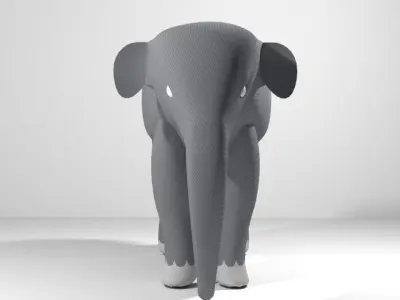 Elephant - Asia Female 3D model