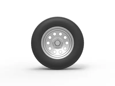 Car wheel 11 Scale 1 to 25 3D print model
