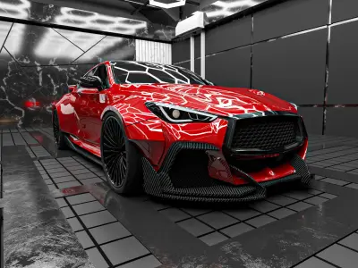 infinity q60 tuning by Panch 3D model