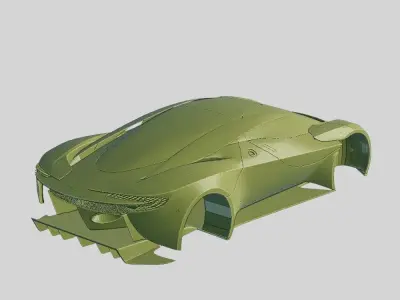 Aston Martin DP-100 Vision Gran Turismo 2015 Printable Body 3D print model