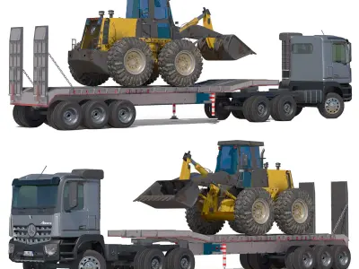 AROCS-articulated vehicle 3D model