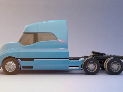 Kamaz truck future 3D model