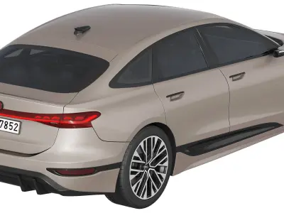 Audi A6 Sportback e-tron 2025 3D model