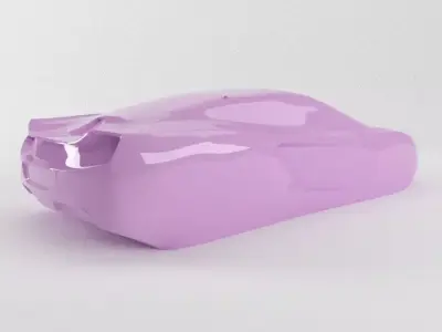 The silhouette of the car 2011 McLaren MP4-12C Coupe 3D print model