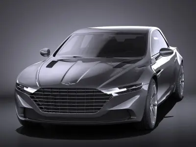 Aston Martin Lagonda 2016 VRAY 3D model