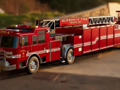 Arrow XT Ascendant 107 Heavy-Duty Tractor 3D model