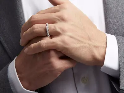 GRAFF - SPIRAL - RING - DIAMONDS - 3-5MM 3D print model