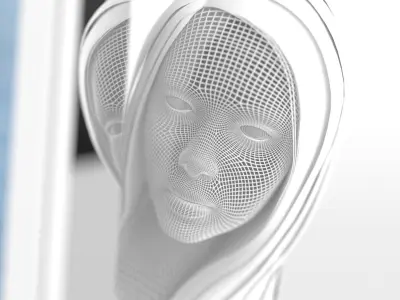 Woman Smartphone Holder 3D model