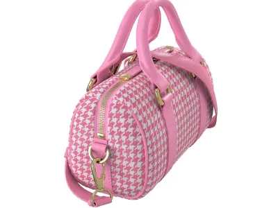 Dior Groove mini Bag Pink Low-poly 3D model