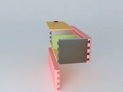 Box for Chess Pieces Free 3D model
