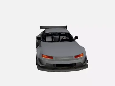 Lightweight Performance Sports Car Minimal Urban Design 07 3D model