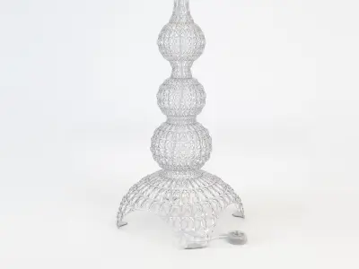 Kartell Kabuki Floor Lamp - Crystal 3D model