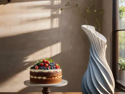 Livigno Vase for Elegant Decor 3D print model