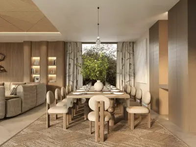 High-Quality 3D VILLA IN SPAIN MADRID 3D model