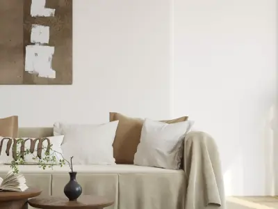 the silence of residential indoor 3 d model 3D model