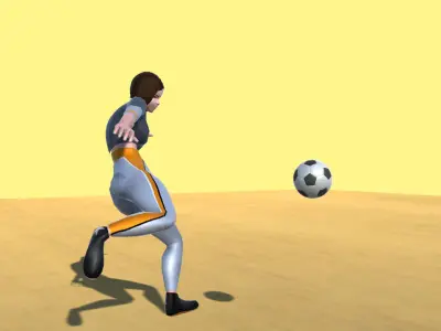 Soccer Avatars Actions 3D model