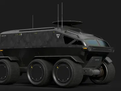 Toyota Lunar Cruiser Jaxa Moon Rover 3D 8K with Textures 3D model