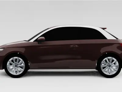 Audi A1 8X 2010 3 Door 3D model