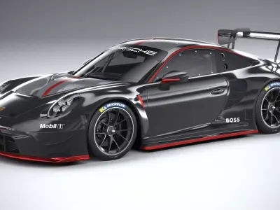 Porsche 911 GT3R 2023 3D model