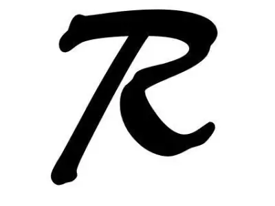 Letter R pendant 3D print model