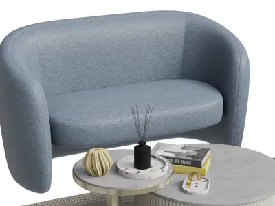 livingroom set vol1 3D model