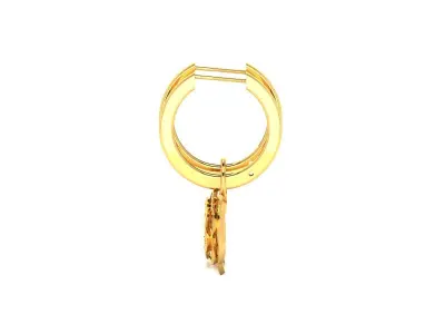 Women Earring 3dm STL OBJ FBX Render Details 3D print model 8
