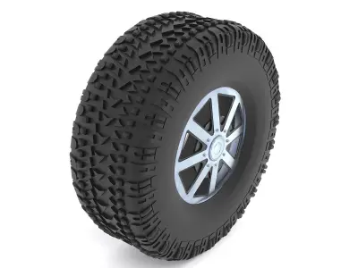 Tyre 3D Model Free low-poly 3D model
