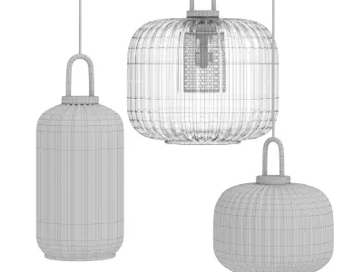Covent Pendant Light Low-poly 3D model