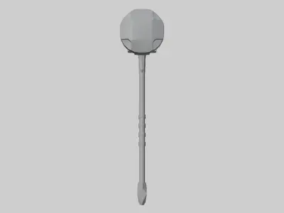 Sci fi hammer Free 3D model