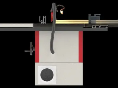 Circular Saw Bench Workshop Industry Carpenter DIY Joinery Tool 3D model