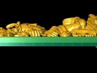 Thousand Hands Thousand Eyes Buddha Pendant 3D print model