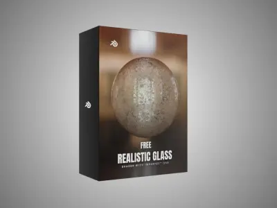 Free Realistic Glass Node for Blender Texture