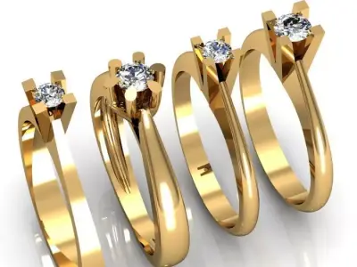 soliter ring 3D print model get